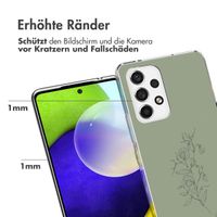 imoshion Design Hülle Samsung Galaxy A53 - Floral Green
