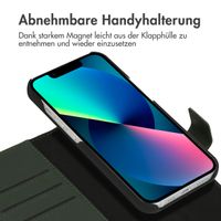 Accezz Premium Leather 2 in 1 Klapphülle für das iPhone 13 Mini - Grün