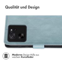 imoshion Luxuriöse Klapphülle für das Xiaomi 13T / 13T Pro - Hellblau