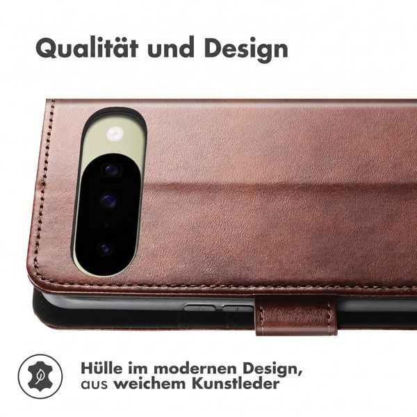 imoshion Luxuriöse Klapphülle Google Pixel 10 / 10 Pro - Dunkelbraun