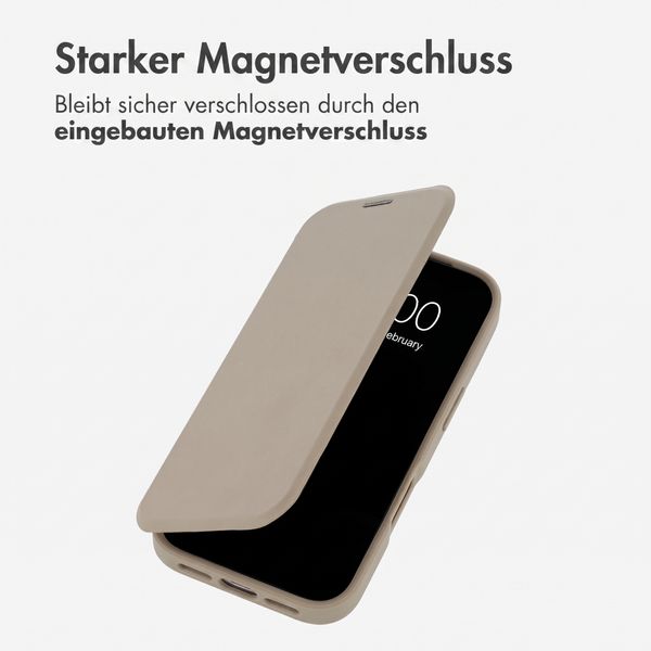 imoshion Transparente Bookcase mit MagSafe Apple iPhone 18 Pro / 17 Pro - Beige