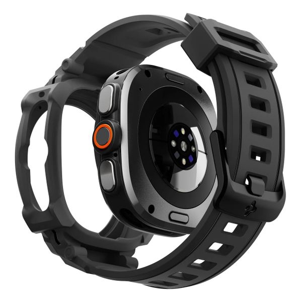 Spigen Rugged Armor™ Pro Hülle für Samsung Galaxy Watch Ultra 2 (47 mm) - Matte Black