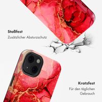 Selencia Vivid Tough Back Cover mit MagSafe für das iPhone 13 - Rosy Marble