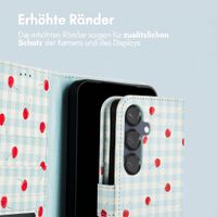 imoshion Design Klapphülle Samsung Galaxy S25 - Cherry Check