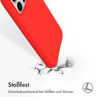 Accezz Liquid Silikoncase mit MagSafe für das iPhone 14 Pro Max - Rot