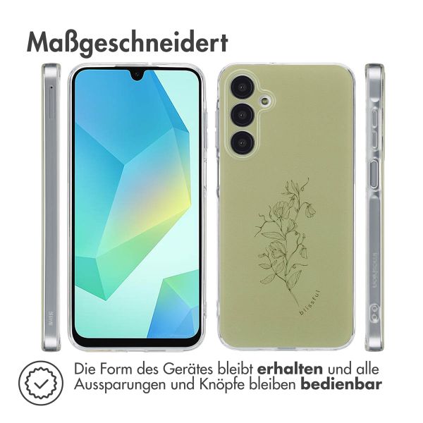 imoshion Design Hülle für das Samsung Galaxy A16 5G - Floral Green