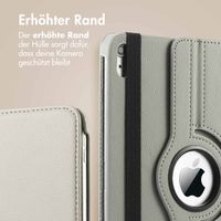 imoshion 360° drehbare Klapphülle Apple iPad 11 (2025) 11 Zoll A16 / iPad 10 (2022) 10.9 Zoll - Grau