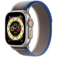 Apple Trail Loop Band für das Apple Watch Series 1-9 / SE / Ultra (2) - 42/44/45/49 mm - Größe S/M - Gelb / Beige