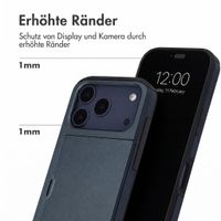 imoshion Backcover mit Kartenfach Apple iPhone 18 Pro / 17 Pro - Dunkelblau