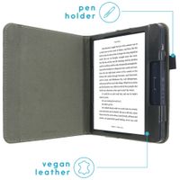 imoshion Vegan Leather Klapphülle Kobo Libra H2O - Schwarz