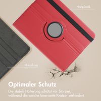 imoshion 360° drehbare Klapphülle Samsung Galaxy Tab A11 Plus - Rot
