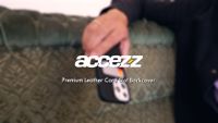 Accezz Premium Leather Card Slot Back Cover für das Apple iPhone 14 Plus - Dunkelblau