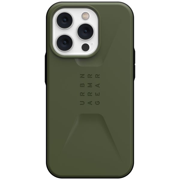 UAG Civilian Backcover MagSafe für das iPhone 14 Pro - Olive