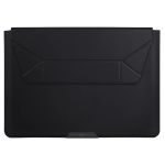 Uniq Oslo Laptop Hülle 14 Zoll - Laptop Sleeve mit faltbarem Laptopständer - Jet Black