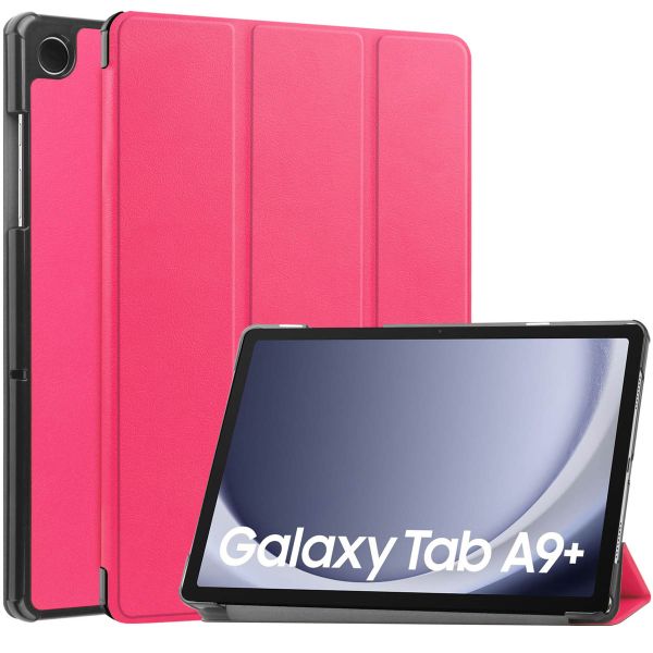 imoshion Design Trifold Klapphülle Samsung Galaxy Tab A9 Plus - Dusty Rose