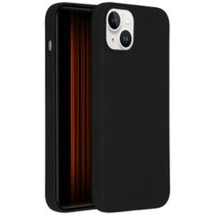 Accezz Liquid Silikoncase für das iPhone 15 Plus - Schwarz