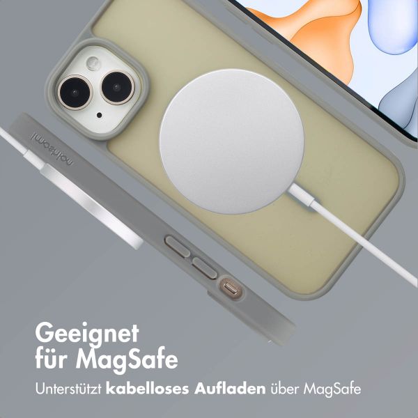 imoshion Color Guard Back Cover mit MagSafe für das iPhone 15 - Grau