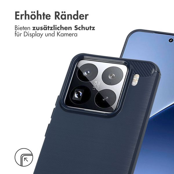 imoshion Brushed Back Cover für das Xiaomi 15 Pro - Dunkelblau