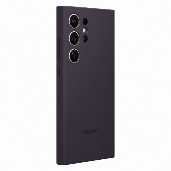 Samsung Original Silikon Cover Samsung Galaxy S24 Ultra - Dark Violet