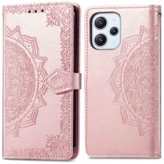 imoshion Mandala Klapphülle für das Xiaomi Redmi 12 - Rosé gold