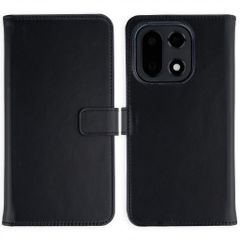 Selencia Echtleder Klapphülle OnePlus 15 - Schwarz