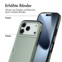 imoshion Backcover mit Kartenfach Apple iPhone 17 Pro - Grün