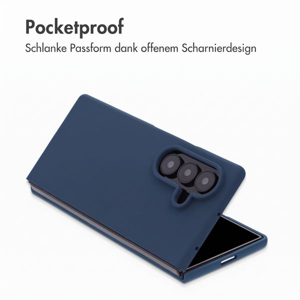 Accezz Liquid Silikoncase mit MagSafe Samsung Galaxy Z Fold 8 Ultra - Dunkelblau
