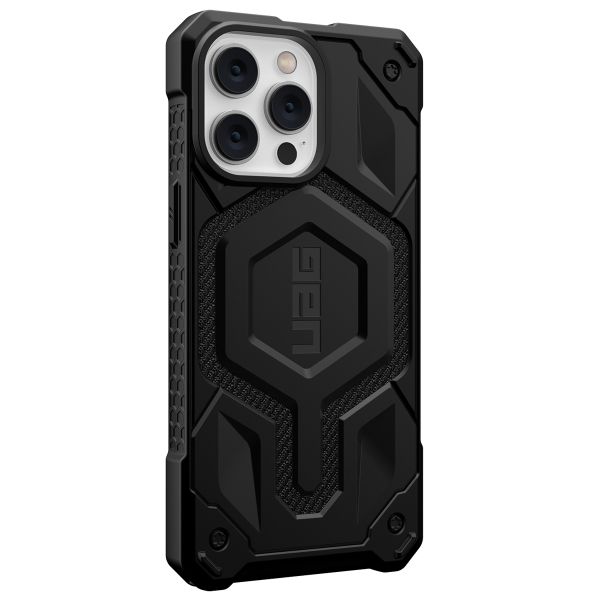 UAG Monarch Backcover MagSafe für das iPhone 14 Pro Max - Kevlar Black