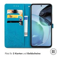imoshion Mandala Klapphülle Motorola Moto G72 - Türkis