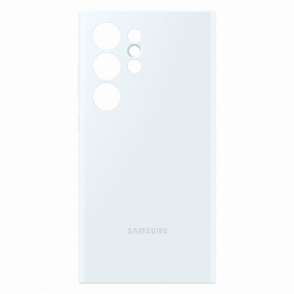 Samsung Original Silikon Cover Samsung Galaxy S24 Ultra - White