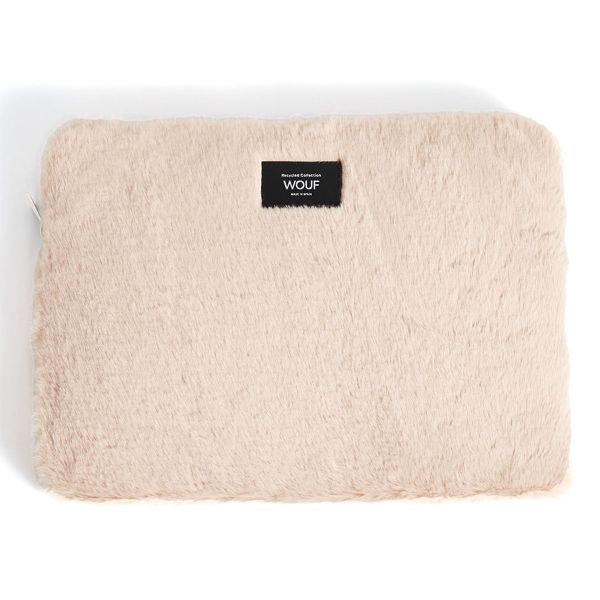 Wouf Faux Fur Laptop Hülle 13-14 Zoll - Laptop Sleeve - Nevada