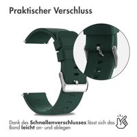 imoshion Flexibles Silikonarmband -   Universelle 20 mm Anschluss - Petrolblau
