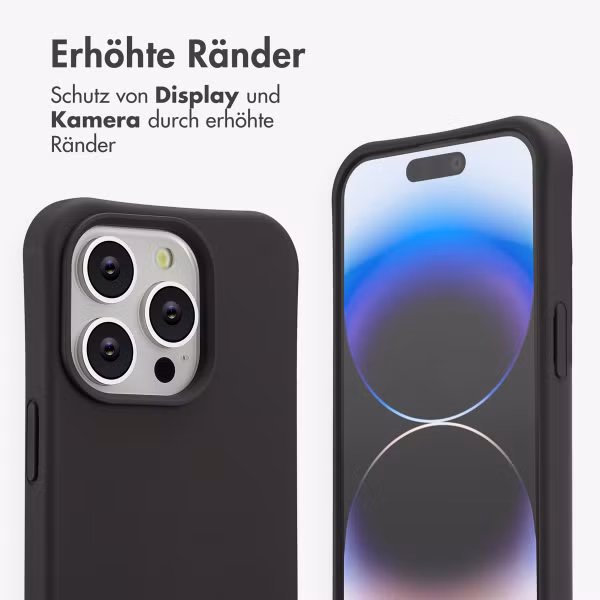 imoshion Color Backcover mit abnehmbarem Handykette und MagSafe Apple iPhone 14 Pro - Black Coffee