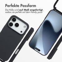 imoshion SilikonHülle mit Band Apple iPhone 17 Pro - Schwarz