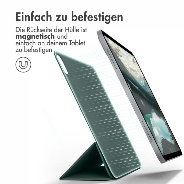 imoshion Magnetic Klapphülle Apple iPad Pro 11 (2025) M5 / (2024) M4 - Dunkelgrün