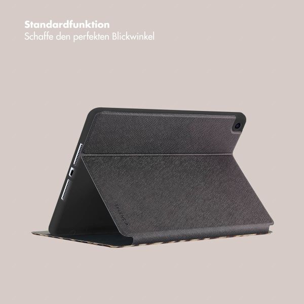 Selencia Vivid Klapphülle Apple iPad 9 (2021) 10.2 Zoll / iPad 8 (2020) 10.2 Zoll / iPad 7 (2019) 10.2 Zoll - Wild Leo