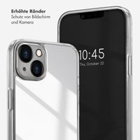 Selencia Mirror Back Cover Apple iPhone 13 - Silber