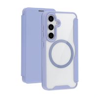 imoshion Transparente Bookcase mit MagSafe Samsung Galaxy S25 / S24 - Lila