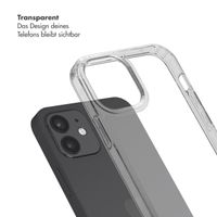 Selencia Backcover mit abnehmbaren Haken Apple iPhone 12 (Pro) - Transparent