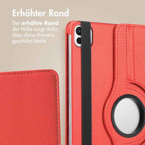 imoshion 360° drehbare Klapphülle Apple iPad Air 11 Zoll (2026) M4 / (2025) M3 / (2024) M2 / Air 5 (2022) / Air 4 (2020) / Pro 11 (2018/2020) - Rot