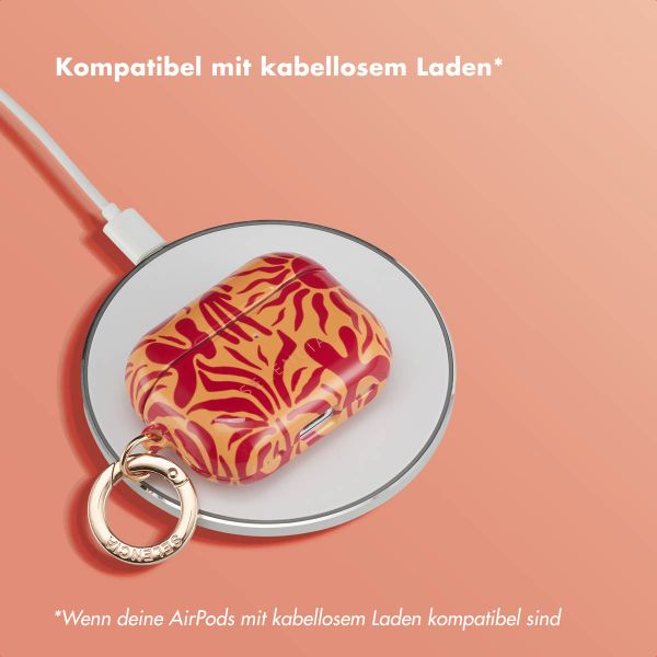 Selencia Vivid Case Apple AirPods Pro 2 - Tropical Vibes Apricot