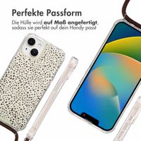 imoshion Design Hülle mit Band Apple iPhone 15 - Desert Dots