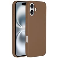 Accezz Liquid Silikoncase mit MagSafe für das iPhone 16 Plus - Light Brown