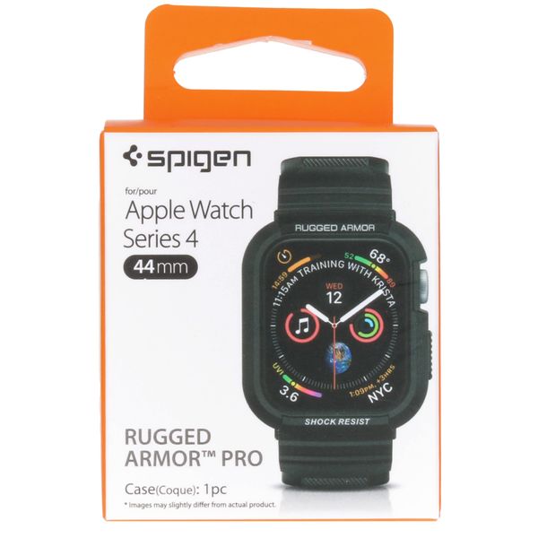 Spigen Rugged Armor™ Pro Case Schwarz für die Apple Watch 44 mm / 45 mm