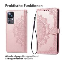 imoshion Mandala Klapphülle für das Xiaomi 12T (Pro) - Rose Gold