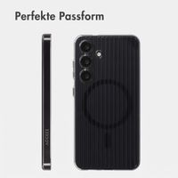 Accezz Lite Backcover mit MagSafe | Fluted | Samsung Galaxy S24 - Schwarz