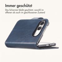 imoshion Luxuriöse Klapphülle Apple iPhone Duo - Dunkelblau