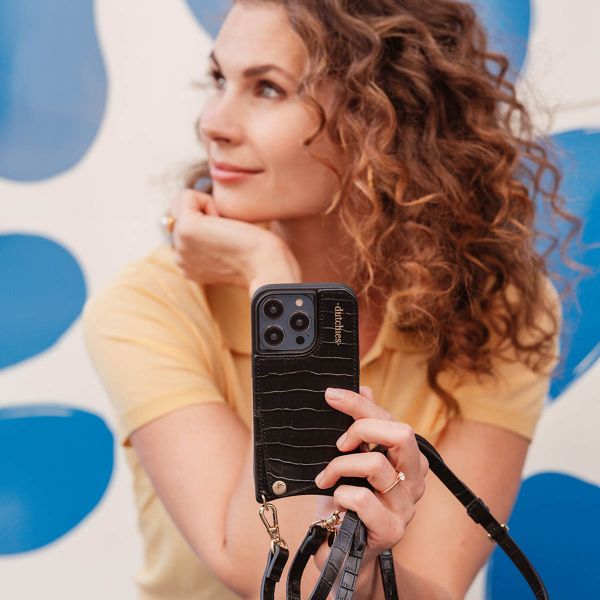 Dutchies Back Cover mit Kartenfach Apple iPhone 13 Pro - Crocodile Chic