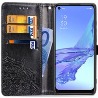 imoshion Mandala Klapphülle Oppo A53 / Oppo A53s - Schwarz