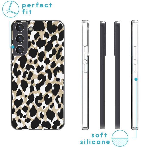 imoshion Design Hülle für das Samsung Galaxy S22 Plus - Leopard